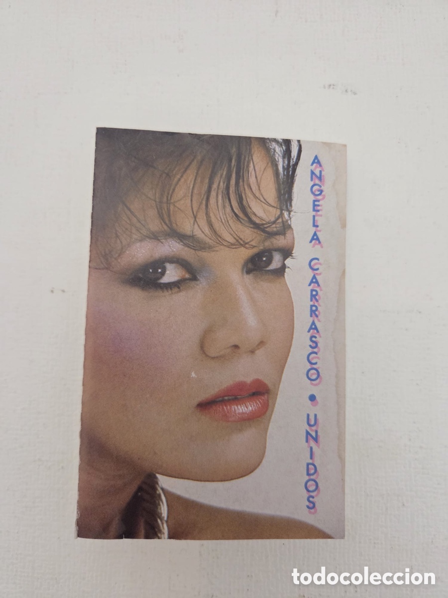 Casetes antiguos: Cassette Angela Carrasco - Unidos (Ariola 1983) Original