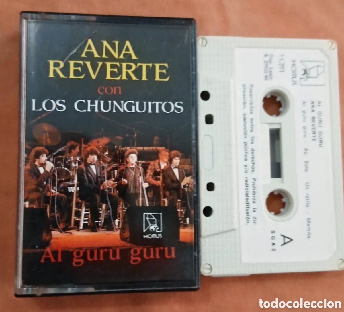 Casetes antiguos: ANA REVERTE CON LOS CHUNGUITOS &bull; AL GURU GURU &bull; HORUS &bull; CASETE