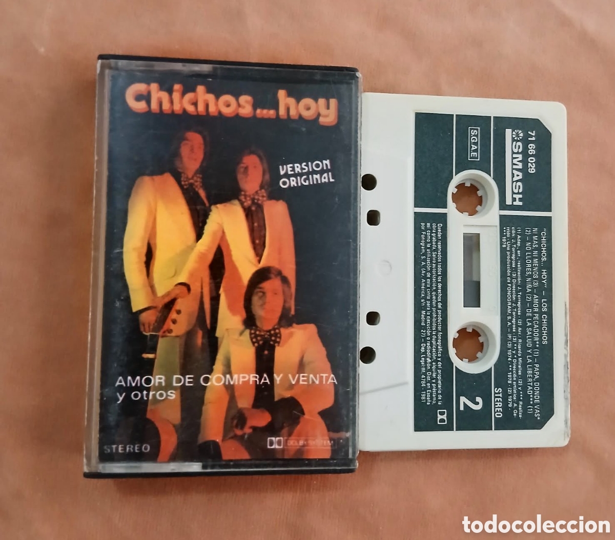 Casetes antiguos: CHICHOS ... HOY &bull; AMOR DE COMPRA Y VENTA Y OTROS &bull; CASETE