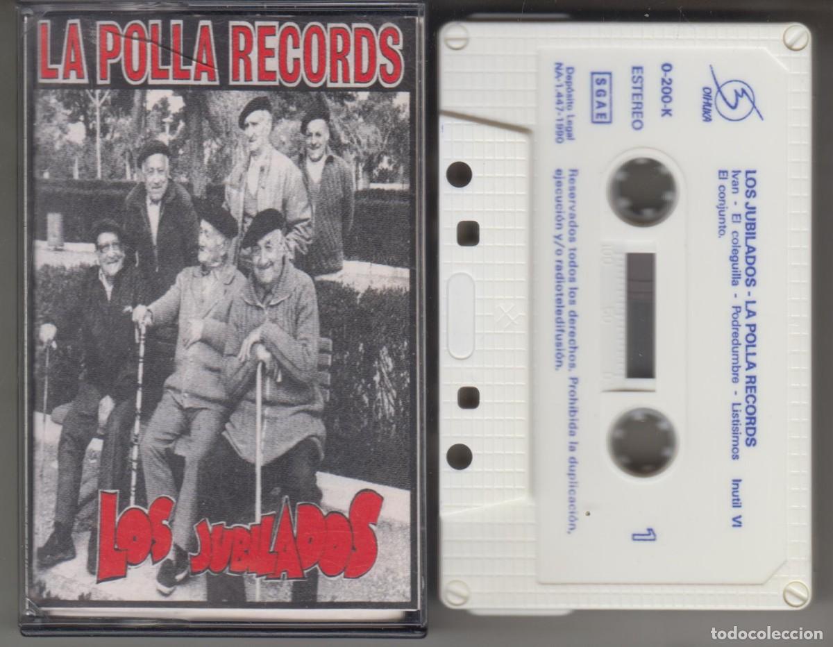 Casetes antiguos: La Polla Records cassette Los Jubilados 1990