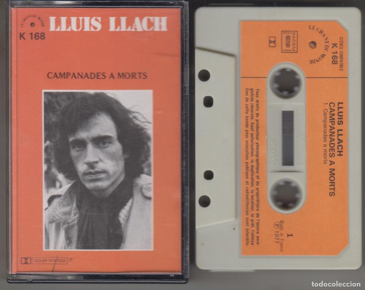 Casetes antiguos: Llu&iacute;s Llach cassette Campanades a morts 1977 Made in France