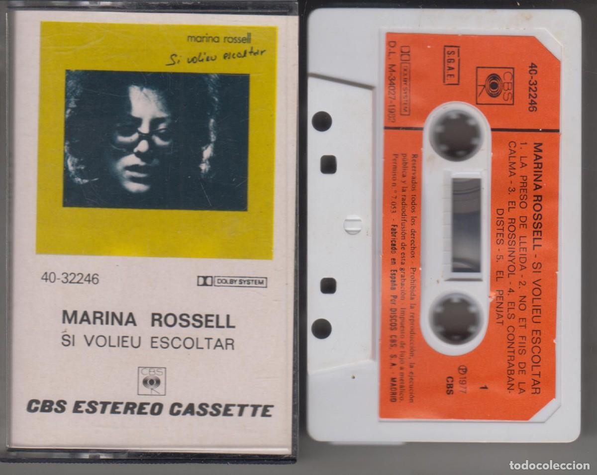Casetes antiguos: Marina Rossell cassette Si volieu escoltar 1982