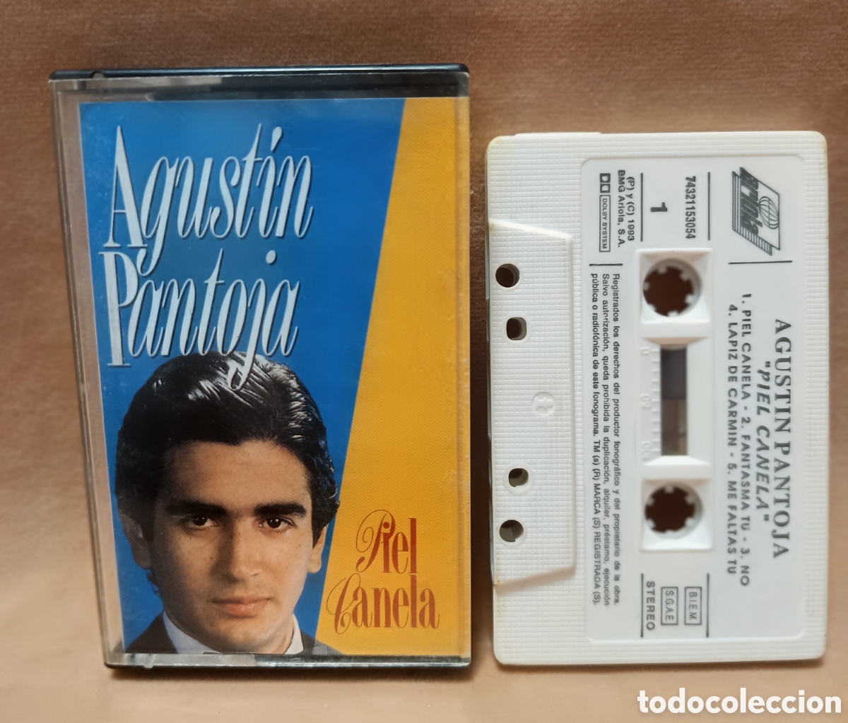 Casetes antiguos: AGUST&Iacute;N PANTOJA - Piel Canela - Casete