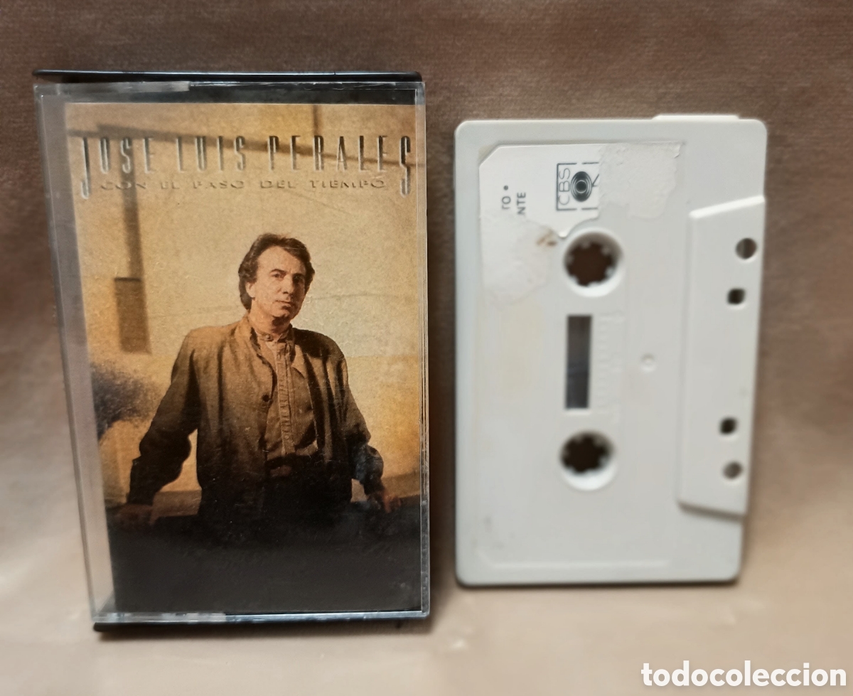 Casetes antiguos: JOSE LUIS PERALES - CON EL PASO DEL TIEMPO - CBS 1989 - CASETE