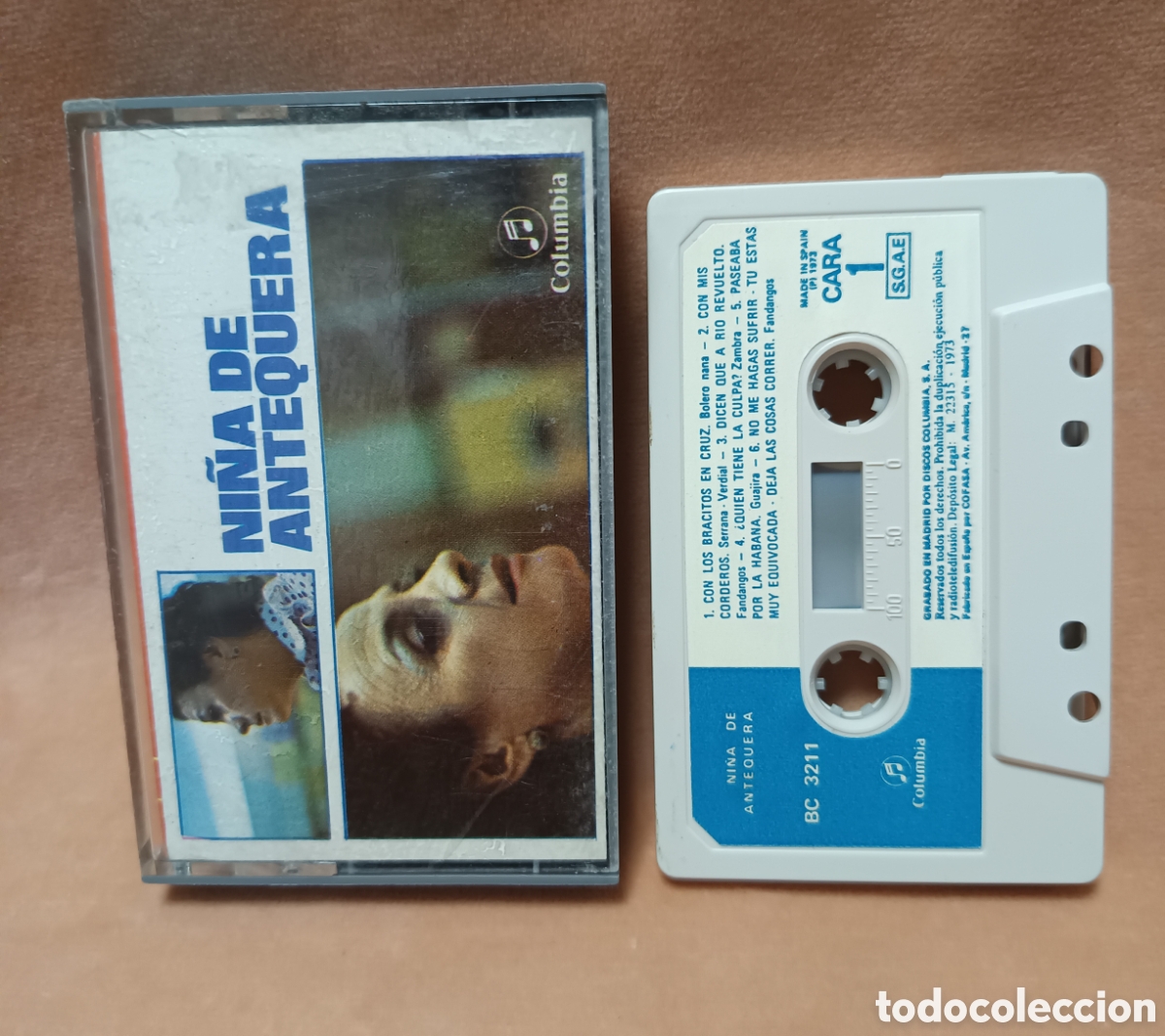 Casetes antiguos: NI&Ntilde;A DE ANTEQUERA - Columbia 1973 - Casete