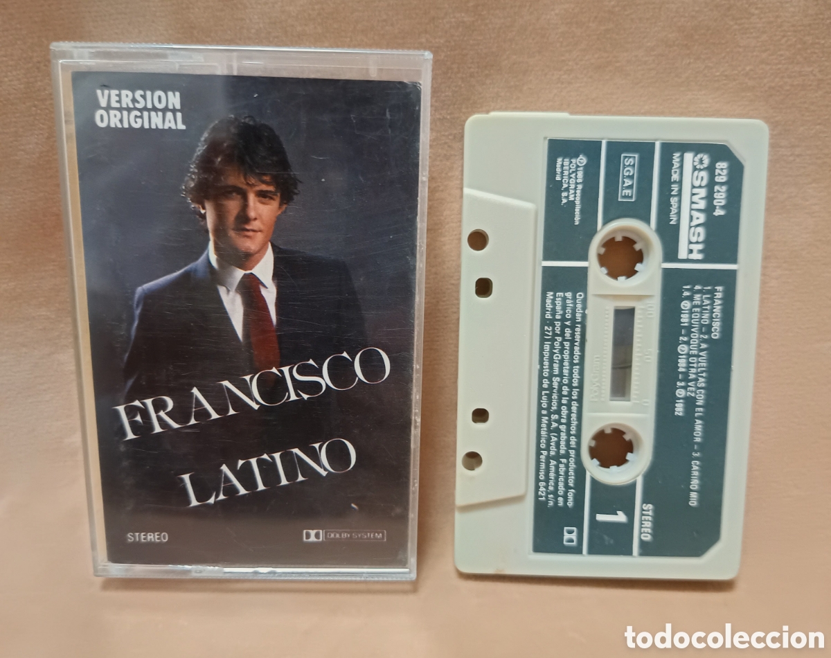 Casetes antiguos: FRANCISCO - LATINO - SMASCH - 1986 - CASETE