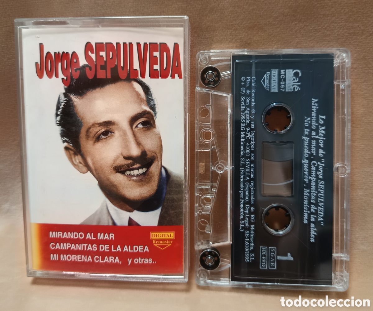 Casetes antiguos: JORGE SEP&Uacute;LVEDA - LO MEJOR DE JORGE SEP&Uacute;LVEDA - Casete