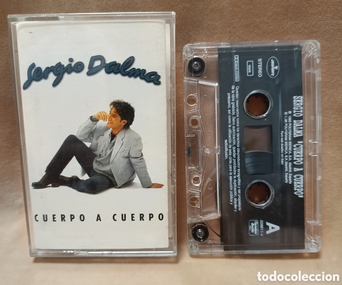 Casetes antiguos: SERGIO DALMA - CUERPO A CUERPO - CARATULA DESPLEGABLE - MERCURY 1995 - CASETE