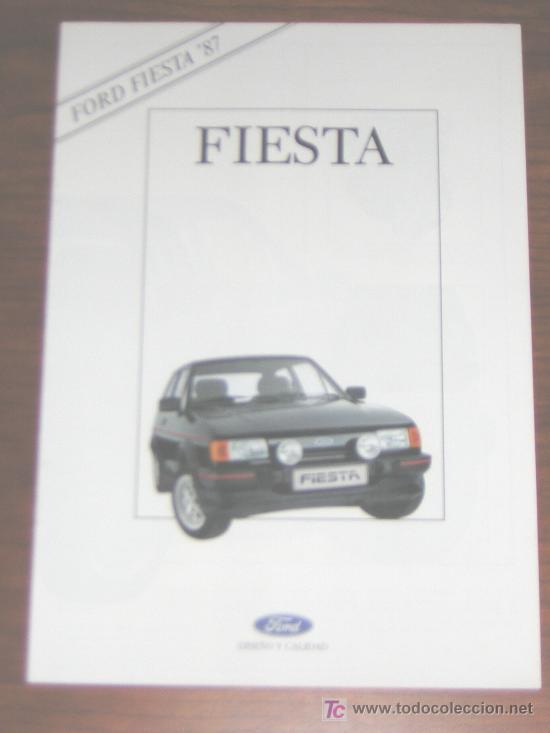 Automobili e Motociclette: FORD FIESTA - CATALOGO PUBLICIDAD ORIGINAL - 1987 - ESPA&Ntilde;OL