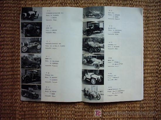 Coches y Motocicletas: MARATHON POUR ANC&Ecirc;TRES DE L&acute;AUTOMOBILE BRUXELLES-PARIS-MADRID. 23 MAI-6 JUIN 1961.