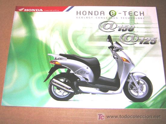 Coches y motocicletas: HONDA @125 / @150 - CATALOGO PUBLICIDAD ORIGINAL - 1999 - ESPA&Ntilde;OL