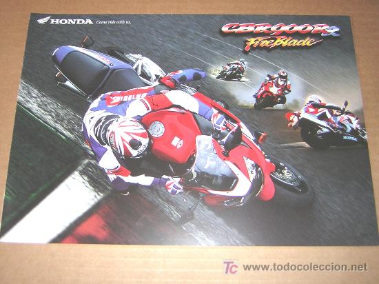 Coches y motocicletas: HONDA CBR 900 RR FIREBLADE - CATALOGO PUBLICIDAD ORIGINAL - 2000 - ESPA&Ntilde;OL