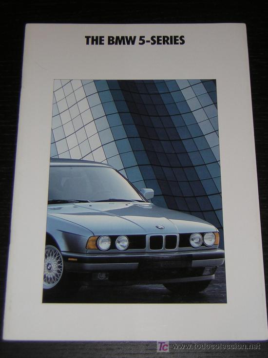 Coches y Motocicletas: 1991 - BMW SERIE 5 - CATALOGO PUBLICIDAD ORIGINAL - USA