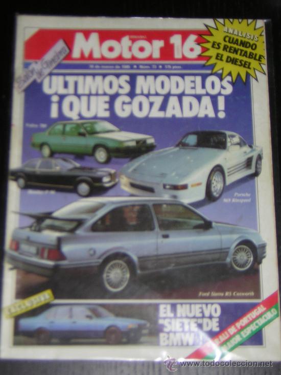 Coches y Motocicletas: MOTOR 16 - N&ordm; 73 - MARZO 1985 - NOVEDADES / BMW SERIE 7