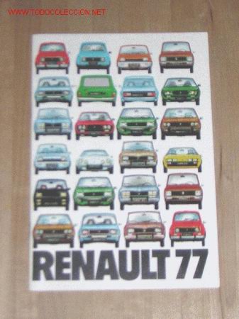 Automobili e Motociclette: AUTOMOBILIA - RENAULT GAMA 1977 - CATALOGO PUBLICITARIO ORIGINAL - ITALIANO