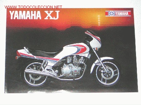 Coches y motocicletas: AUTOMOBILIA - YAMAHA XJ GAMA - CATALOGO PUBLICITARIO ORIGINAL - 1983