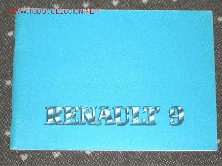 renault 9 - manual usuario original - 1984 - es - Comprar Catálogos, publicidad y libros de