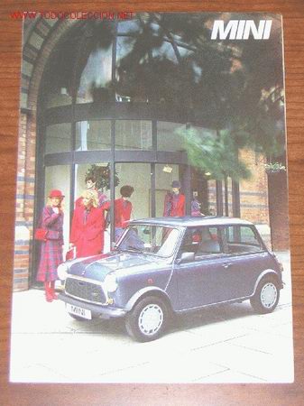 Coches y motocicletas: AUSTIN ROVER MINI - CATALOGO PUBLICITARIO ORIGINAL - 1986 - FRANCES