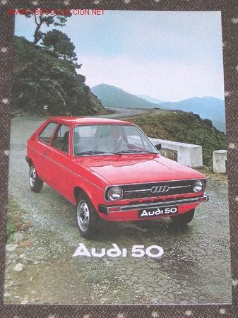 Autos und Motorr&auml;der: AUDI 50 - CATALOGO PUBLICITARIO ORIGINAL - ITALIANO