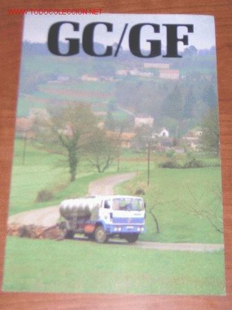 Automobili e Motociclette: RENAULT GC / GF CAMION - CATALOGO PUBLICITARIO ORIGINAL - 1980 - FRANCES