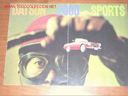 Coches y Motocicletas: NISSAN DATSUN 2000 SPORT - CATALOGO PUBLICIDAD ORIGINAL - INGLES