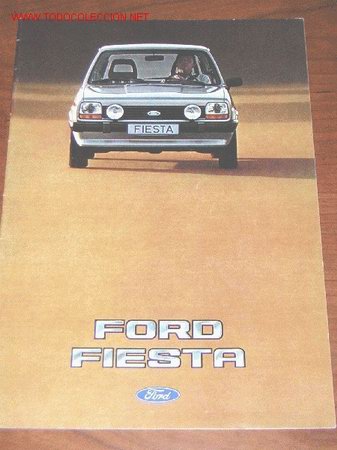 Automobili e Motociclette: FORD FIESTA - CATALOGO PUBLICIDAD ORIGINAL - 1983 - HOLANDA