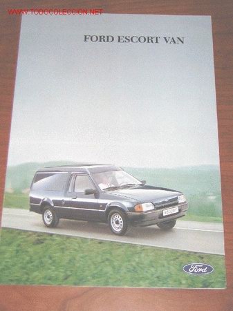 Autos und Motorr&auml;der: FORD ESCORT VAN - CATALOGO PUBLICIDAD ORIGINAL - 1988 - ESPA&Ntilde;OL