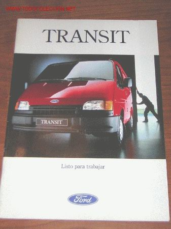 Automobili e Motociclette: FORD TRANSIT - CATALOGO PUBLICIDAD ORIGINAL - 1994 - ESPA&Ntilde;OL