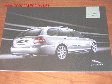 Coches y Motocicletas: JAGUAR X TYPE ESTATE - CATALOGO PUBLICIDAD ORIGINAL - 2005 - INGLES