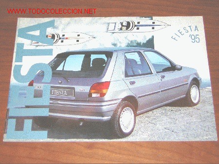 Autos und Motorr&auml;der: FORD FIESTA - CATALOGO PUBLICIDAD ORIGINAL - 1995 - ESPA&Ntilde;OL