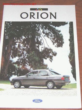 Autos und Motorr&auml;der: FORD ORION - CATALOGO PUBLICIDAD ORIGINAL - 1991 - ESPA&Ntilde;OL