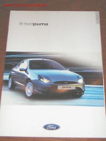 Autos und Motorr&auml;der: FORD PUMA - CATALOGO PUBLICIDAD ORIGINAL - 2001 - ESPA&Ntilde;OL