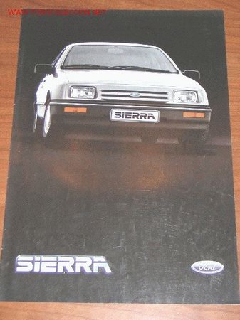 Autos und Motorr&auml;der: FORD SIERRA - CATALOGO PUBLICIDAD ORIGINAL - 1983 - ESPA&Ntilde;OL