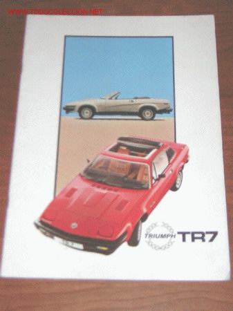 Autos und Motorr&auml;der: TRIUMPH TR7 - CATALOGO PUBLICIDAD ORIGINAL - INGLES