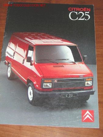 Automobili e Motociclette: CITROEN C 25 - CATALOGO PUBLICIDAD ORIGINAL - 1989 - HOLANDA