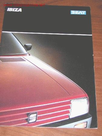 Automobili e Motociclette: SEAT IBIZA - CATALOGO PUBLICIDAD ORIGINAL - 1988 - HOLANDA