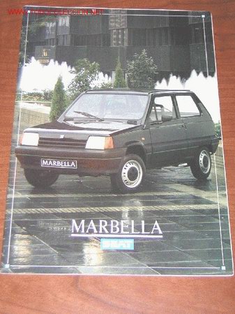 Automobili e Motociclette: SEAT MARBELLA - CATALOGO PUBLICIDAD ORIGINAL - 1986 - HOLANDA