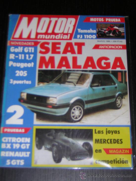Coches y motocicletas: MOTOR MUNDIAL N&ordm; 472 - MAR 1985 - RENAULT 5 GTS / CITROEN BX 19 GT / YAMAHA FJ 1100