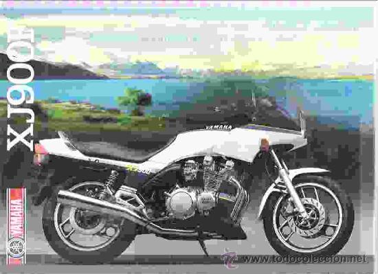 Coches y motocicletas: Folleto publicitario YAMAHA XJ 900 F 1987