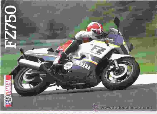 Coches y motocicletas: Folleto publicitario YAMAHA FZ7501987
