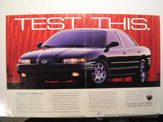 Coches y Motocicletas: EAGLE VISION TSi (CHRYSLER VISION): anuncio publicitario 1994