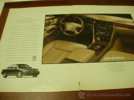 Coches y motocicletas: ACURA 3.5 RL (HONDA LEGEND): anuncio publicitario 1996