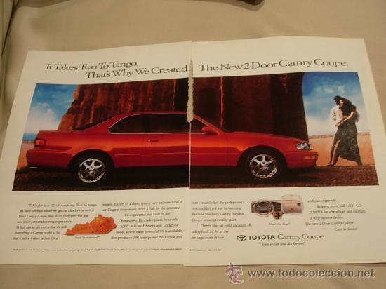 Toyota Camry Coupe Anuncio Publicitario 1994