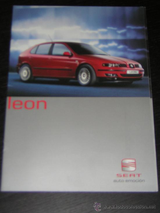 Carros e motociclos: SEAT LEON - CATALOGO PUBLICIDAD ORIGINAL - 2001 - ESPA&Ntilde;OL