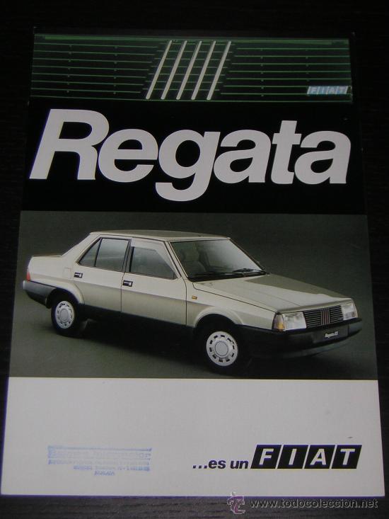 Coches y Motocicletas: FIAT REGATA - CATALOGO PUBLICIDAD ORIGINAL - 1985 - ESPA&Ntilde;OL