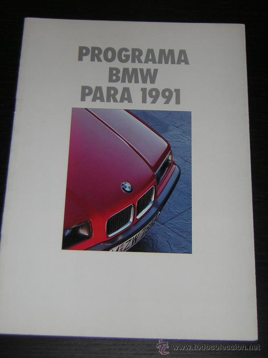 Coches y Motocicletas: BMW GAMA 316 520 730 750 850 M3 Z1 - CATALOGO PUBLICIDAD ORIGINAL - 1991 - ESPA&Ntilde;OL