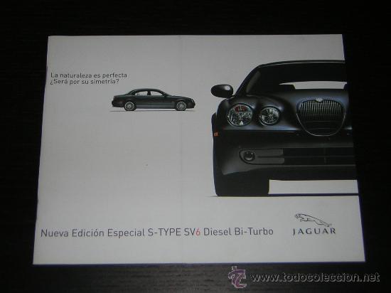 Coches y Motocicletas: JAGUAR S TYPE SV6 - CATALOGO PUBLICIDAD ORIGINAL - 2005 - ESPA&Ntilde;OL