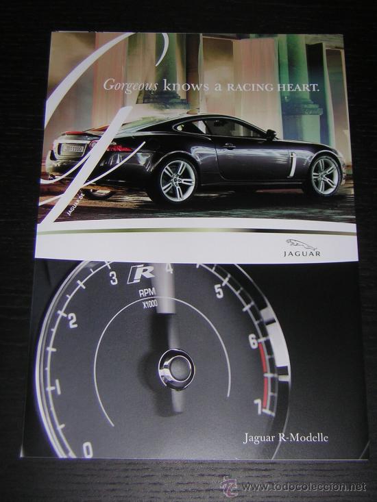 Coches y Motocicletas: JAGUAR GAMA - CATALOGO PUBLICIDAD ORIGINAL - 2006 - ALEMAN