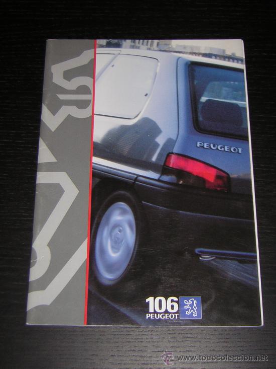 Coches y Motocicletas: PEUGEOT 106 - CATALOGO PUBLICIDAD ORIGINAL - 1995 - ESPA&Ntilde;OL