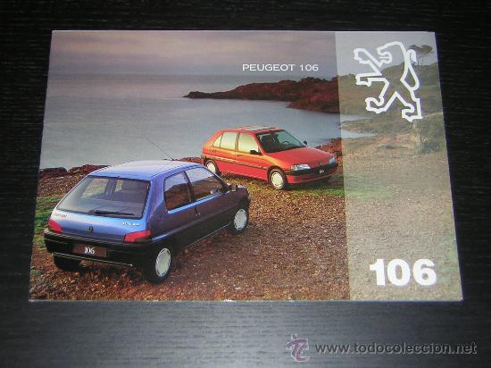 Coches y Motocicletas: PEUGEOT 106 - CATALOGO PUBLICIDAD ORIGINAL - ESPA&Ntilde;OL